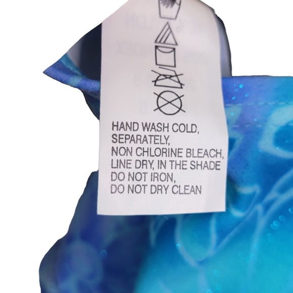 Aqua Culture Vintage Summer Pool Beach Swimwear One Piece Swuimsuit Size 6 NWT - Picture 8 of 9